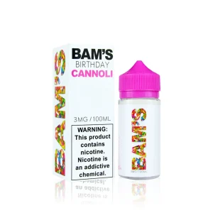 Bam’s Cannoli E-Liquid - Birthday Cannoli - 100ml