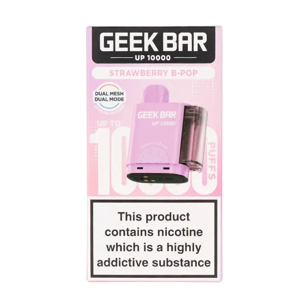 Strawberry B Pop UP 10000 Prefilled Pod + Refill by Geek Bar