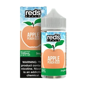 Apple Peach ICED - Red's Apple E-Juice by 7 Daze - 100mL