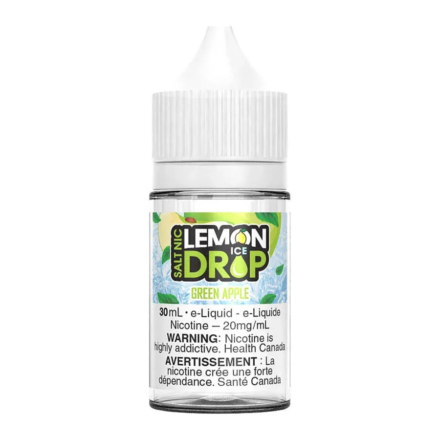 Lemon Drop Ice Salt Nic E-Liquid - Green Apple 30ml