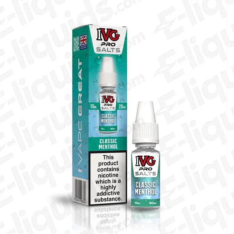 IVG Pro Classic Menthol Nic Salt - Image 2