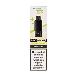 Lemon & Lime Pro Max Plus Prefilled Pod + Refill by Hayati