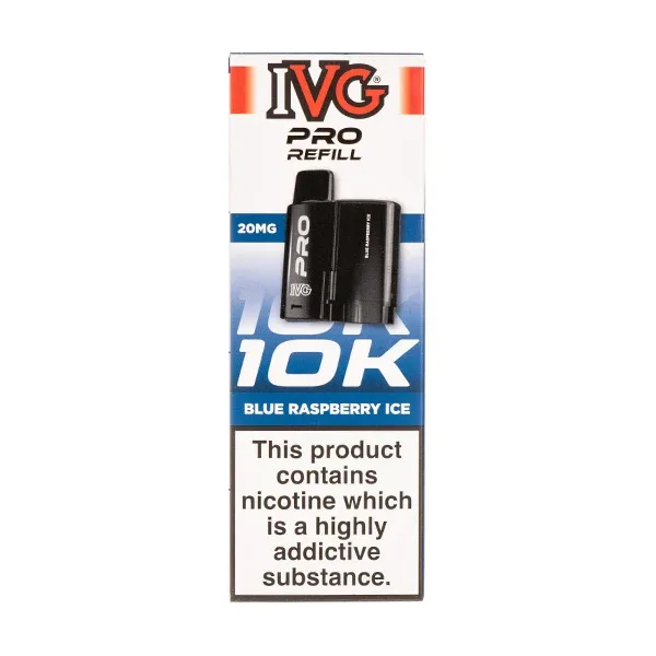 Blue Raspberry Ice Pro 12 Prefilled Pod + Refill by IVG - Image 2