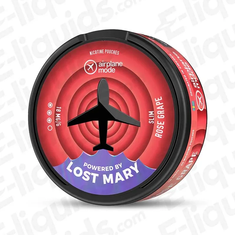 Lost Mary Airplane Mode Rose Grape Nicotine Pouches