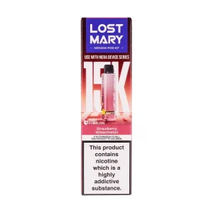 Strawberry Watermelon Nera 15k Prefilled Pod + Refill by Lost Mary
