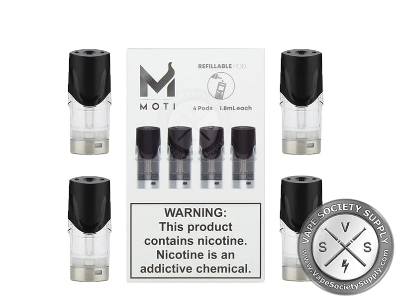 MOTI Vape Refillable Replacement Pod Cartridges (Pack of 4) - Image 2