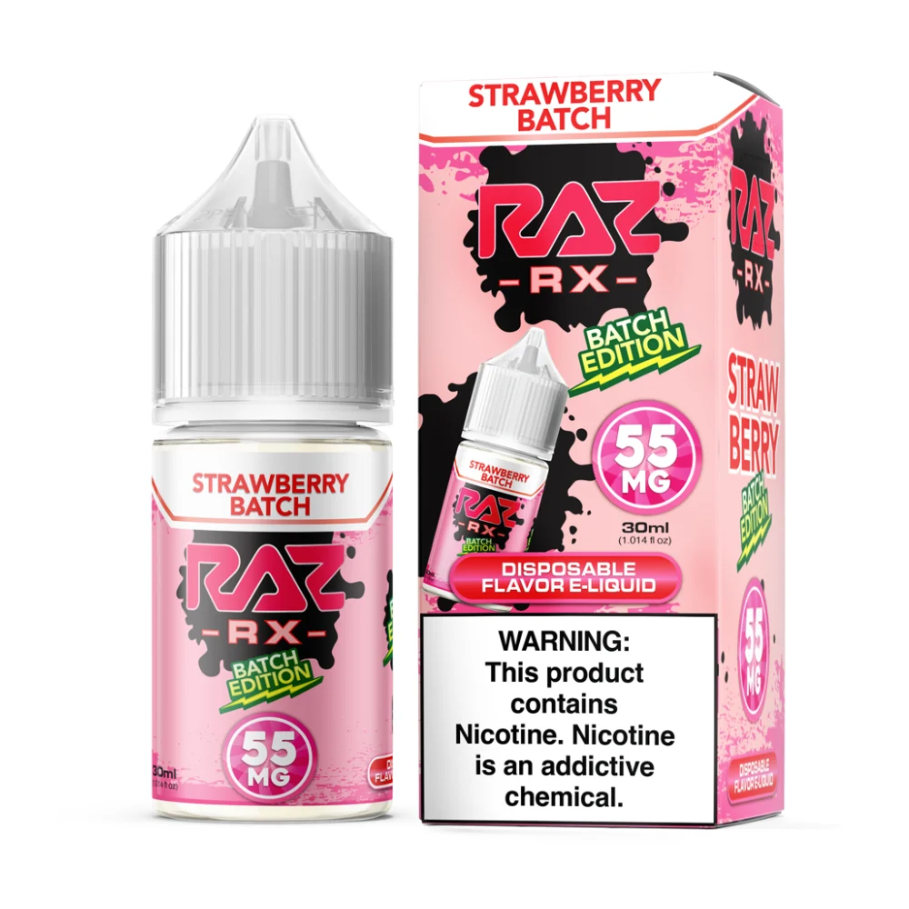 Strawberry Batch Pod Juice x RAZ Batch Edt. Salts 30mL