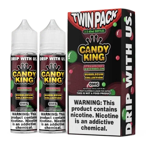 Strawberry Watermelon (BUBBLEGUM SERIES) - Candy King - 120mL