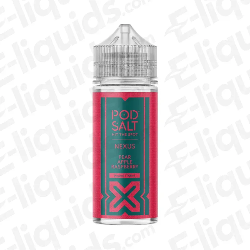 Pod Salt Nexus Pear Apple Raspberry 100ml Shortfill Vape Juice