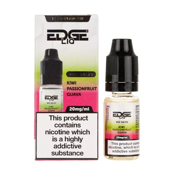 Kiwi Passion Guava Ice Nic Salt E-Liquid By EDGE Liq