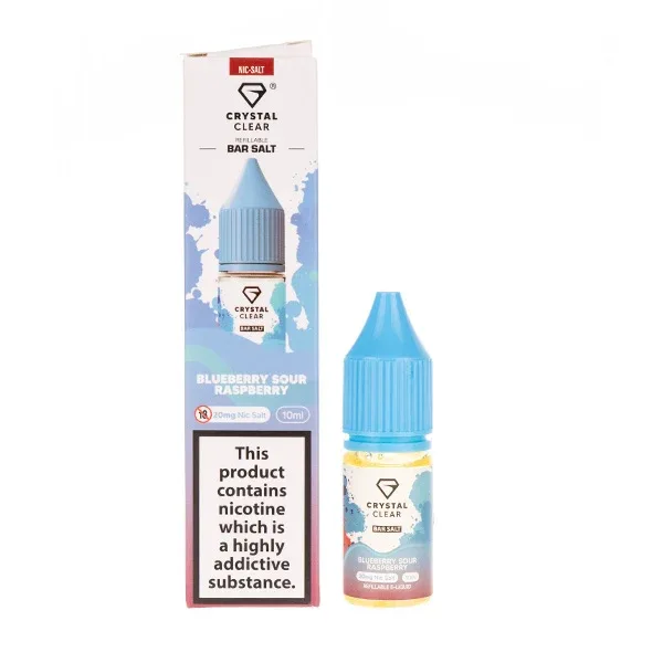 Blueberry Sour Raspberry Nic Salt E-Liquid by Crystal Clear