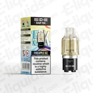 SKE Bar 15K Pineapple Ice Prefilled Pod