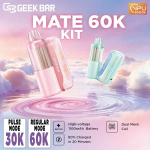 Geek Bar Mate 60K Disposable + Power Dock