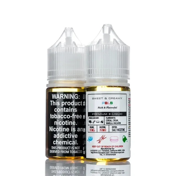 BSX Vapor Salt Nic E-Liquid - PBLS - 30ml