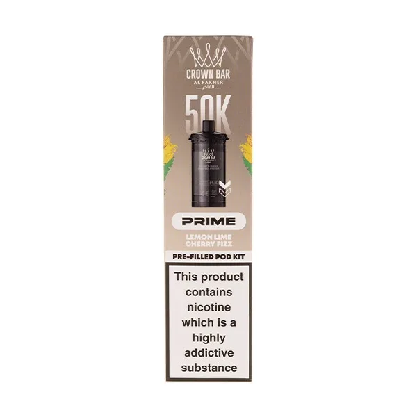 Lemon Lime Cherry Fizz 50K Hypermax Prime Prefilled Pod + Refill by Al Fakher