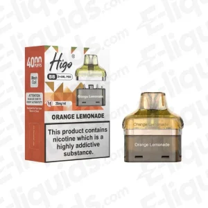 Higo BB 4000 Orange Lemonade Prefilled Pod