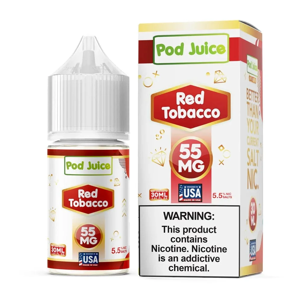 Red Tobacco SALT - Pod Juice - 30mL
