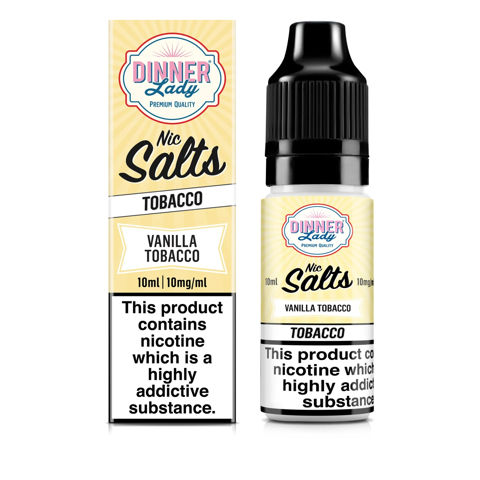 Dinner Lady - Vanilla Tobacco Nic Salt E-Liquid - Image 2