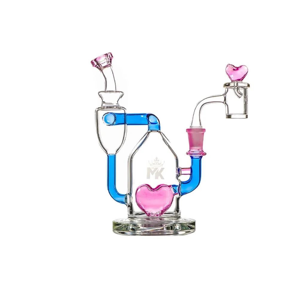MKGlass MK100 Heartbreak Dab Kit 8″ Water Pipe