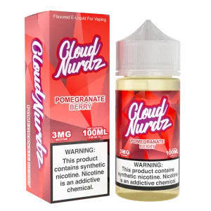 Cloud Nurdz Pomegranate Berry Eliquid (Freebase) – 100mL