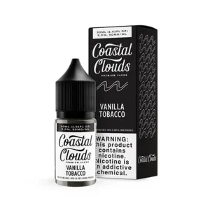 Vanilla Tobacco by Coastal Clouds Salt Series E-Liquid 30mL (Salt Nic)