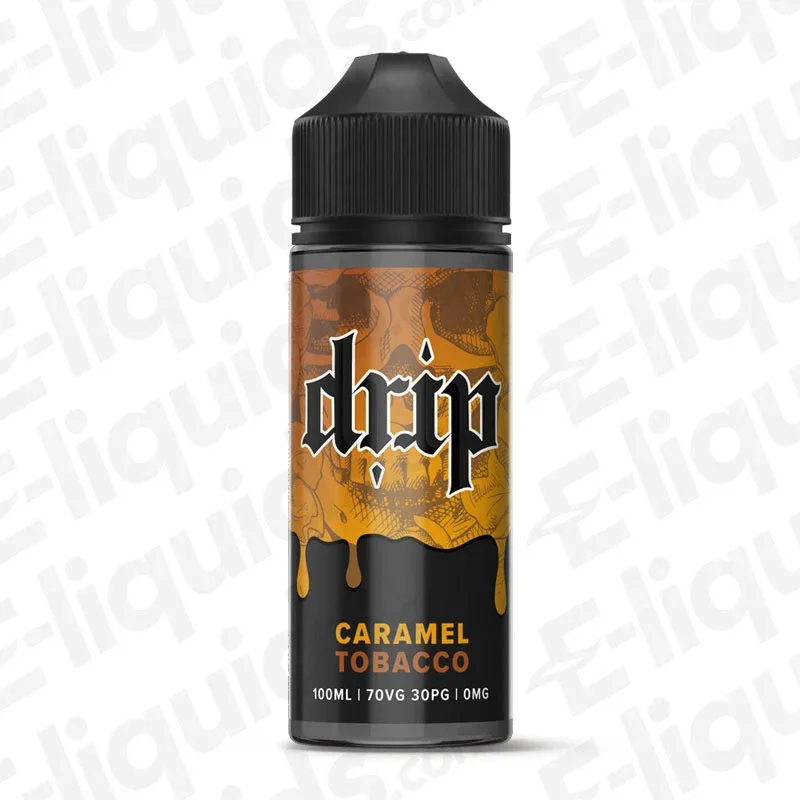 Drip Caramel Tobacco 100ml Shortfill Vape Juice