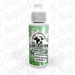 The Lancashire Creamery Apple Sugar Doughnut Farm Shop 100ml Shortfill Vape Juice