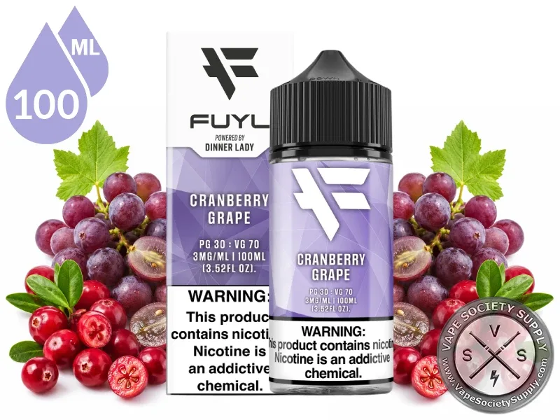 Cranberry Grape FUYL By Dinner Lady 100ml