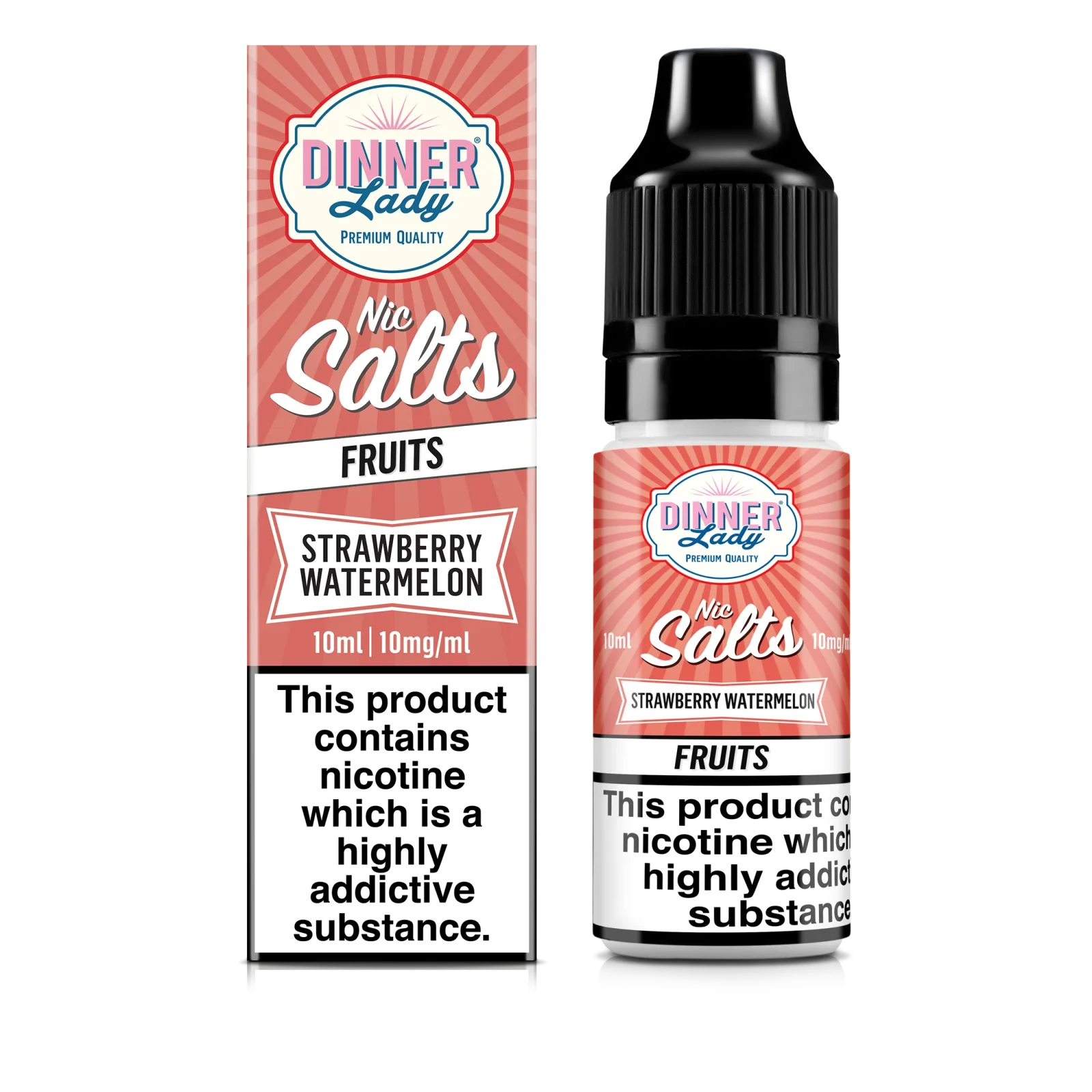 Dinner Lady - Strawberry Watermelon Nic Salt E-Liquid - Image 2
