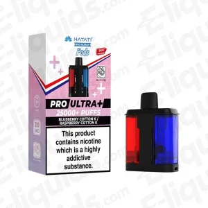 Hayati Pro Ultra+ 25K Blue Razz Cherry Prefilled Pod