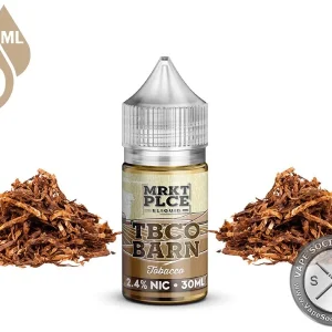 Tobacco TBCO BARN by MRKT PLCE SALT 30ml