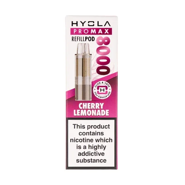 Cherry Lemonade Pro Max 8000 Prefilled Pod + Refill by Hyola