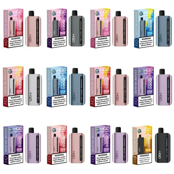 HQD Cuvie Glaze 15,000 Puffs Disposable