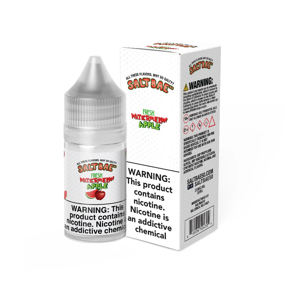 Fresh Watermelon Apple Salt Bae 50 Salts 30mL