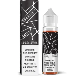 CHARLIE'S SALTS | Black - Sweet Apple Ice 60ML eLiquid