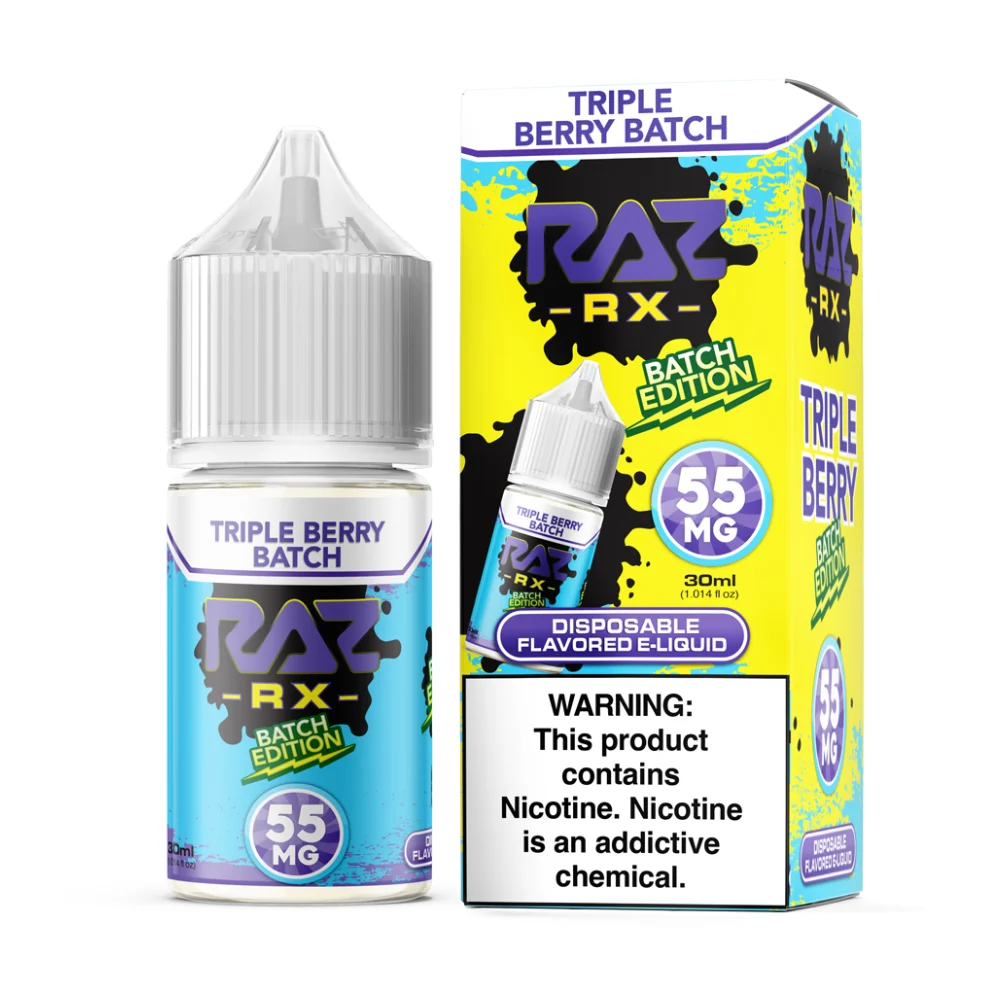 Triple Berry Batch Pod Juice x RAZ Batch Edt. Salts 30mL