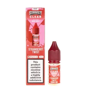 Strawberry Twist Nic Salt E-Liquid by Seriously Clear