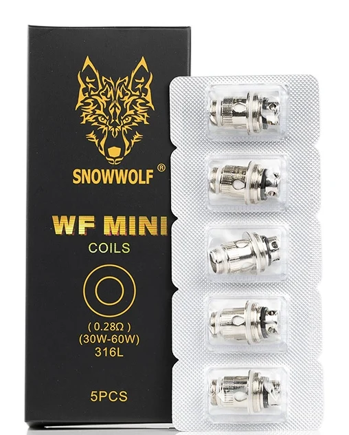 SnowWolf WF Mini Replacement Coils (5-Pack)