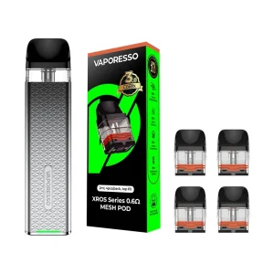 Vaporesso XROS 3 Mini Icy Silver + Pods Bundle