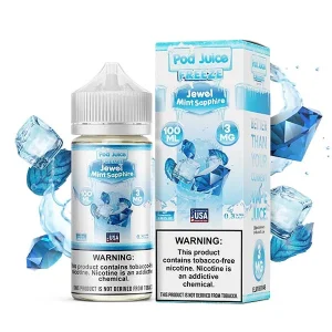 Jewel Mint Sapphire Freeze by Pod Juice TFN Series 100mL