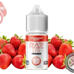 Strawberry Burst Pod Juice x RAZ LTX Salt 30ml