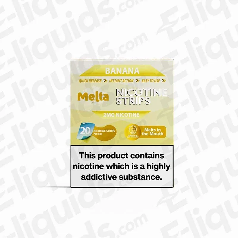 Banana MELTA Nicotine Strips