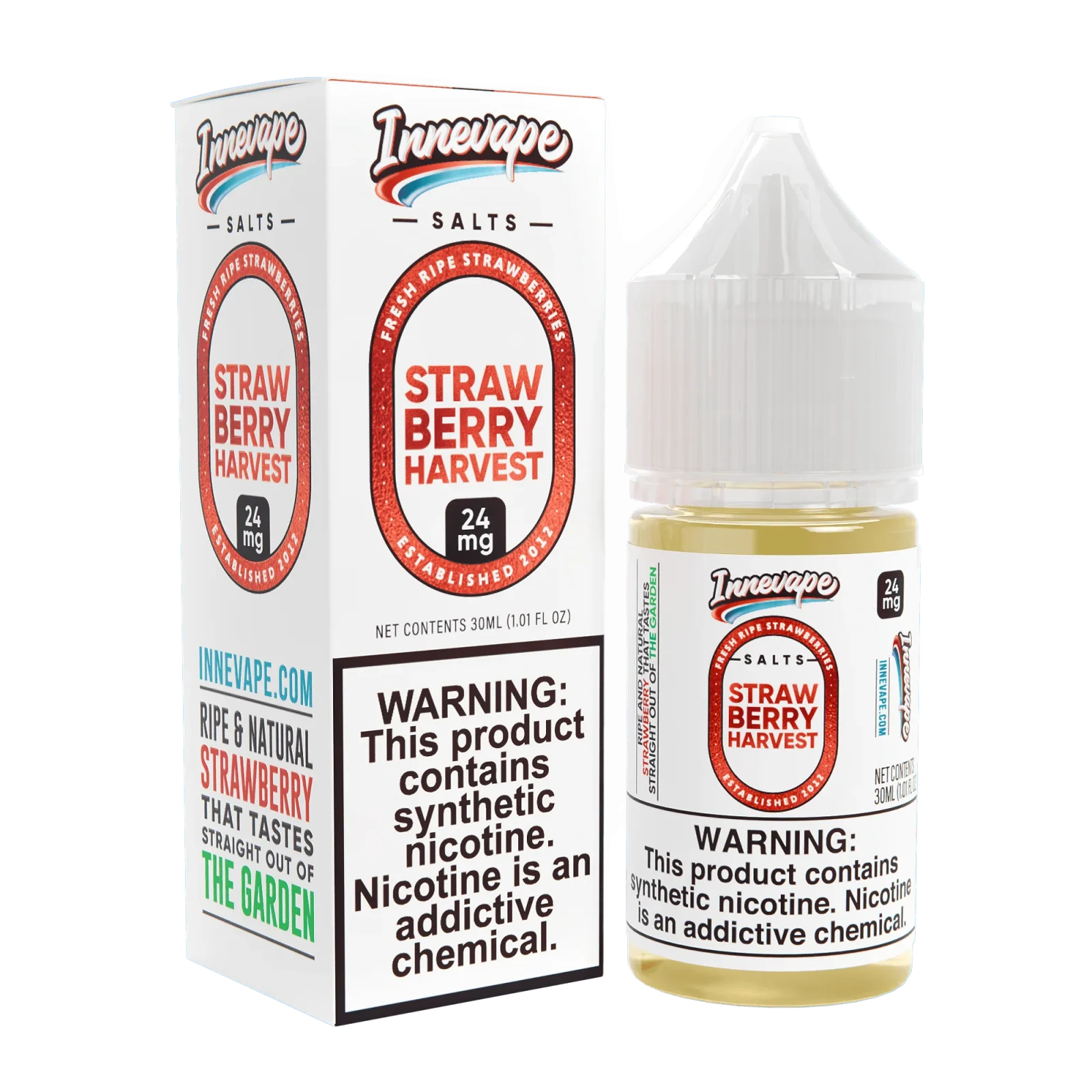 Strawberry Harvest SALT - Innevape E-Liquids - 30mL