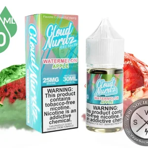 Watermelon Apple ICED CLOUD NURDZ SALTS 30ml