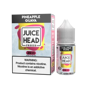 Juice Head Freeze Salt Pineapple Guava eJuice