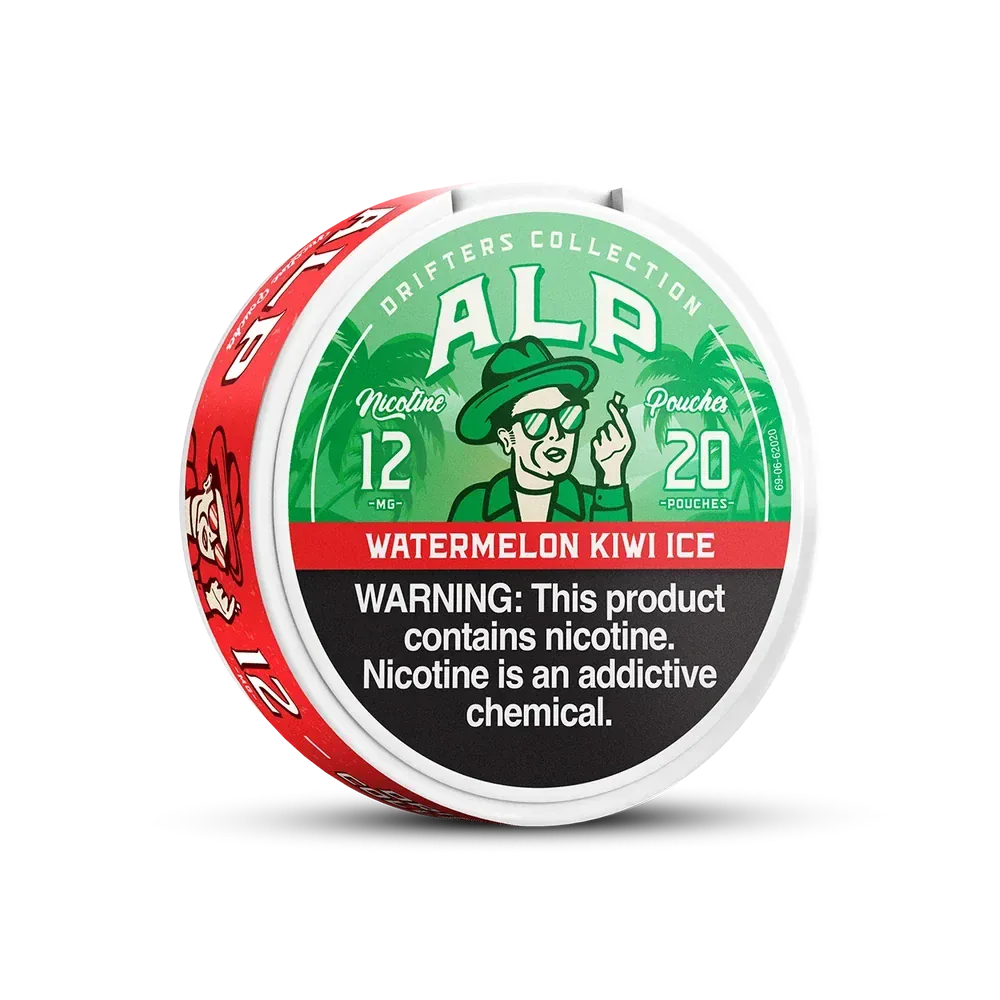 Watermelon Kiwi ICE - ALP Nicotine Pouches - 20ct - Image 2