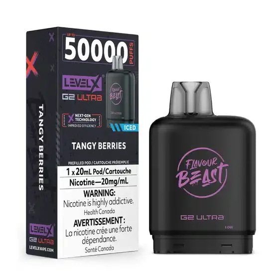 Level X Flavour Beast G2 Ultra Tangy Berries Iced (6/box)