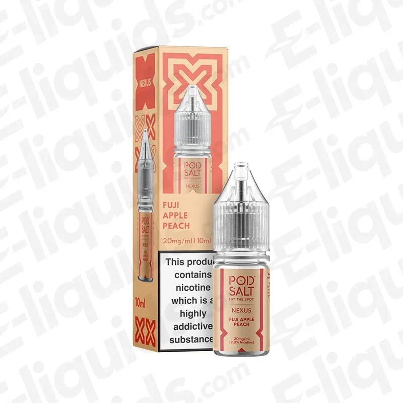 Pod Salt Nexus Fuji Apple Peach Nic Salt