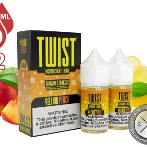 Yellow Peach TWIST SALT E-LIQUID 60ml