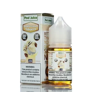 Pod Juice Salt - Vanilla Custard Tobacco - 30ml (DISCONTINUED)